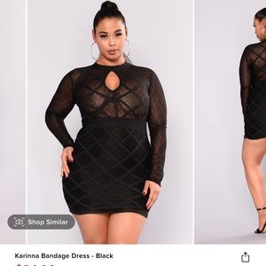 Fashion Nova bandage dress nwt 2x